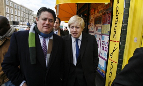Stephen Greenhalgh with Boris Johnson in Shepherds Bush.