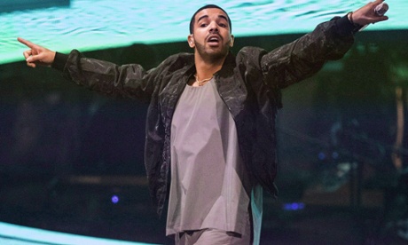 Drake appearing in his hometown of Toronto, Canada in 2014.