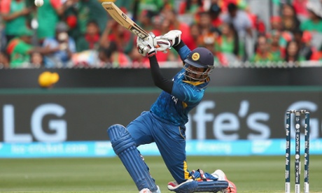 Lahiru Thirimanne on his way to fifty (Quinn Rooney/Getty)