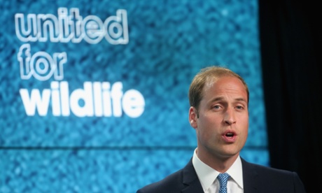 Prince William gives a speech at the 'United for Wildlife' Campaign Launch at Google Town Hall on June 9, 2014 in London, England.