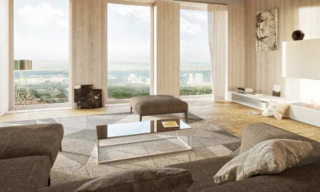 An apartment in the HoHo skyscraper