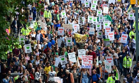 The ‘People’s Climate March’ in London last year was attended by 40,000 people as part of a global day of action.