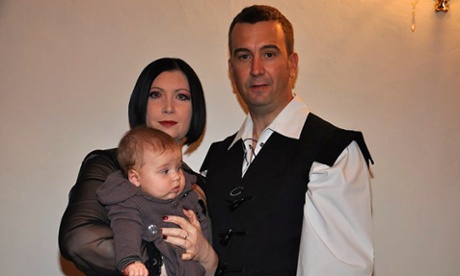David Haines with his wife, Dragana, and their daughter Athea.