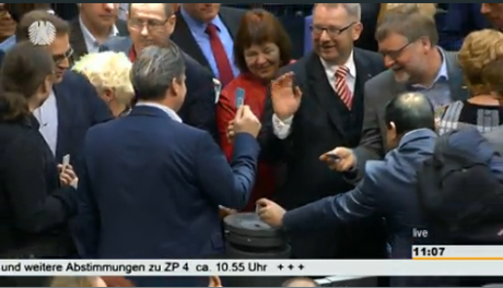 Voting in the Bundestag
