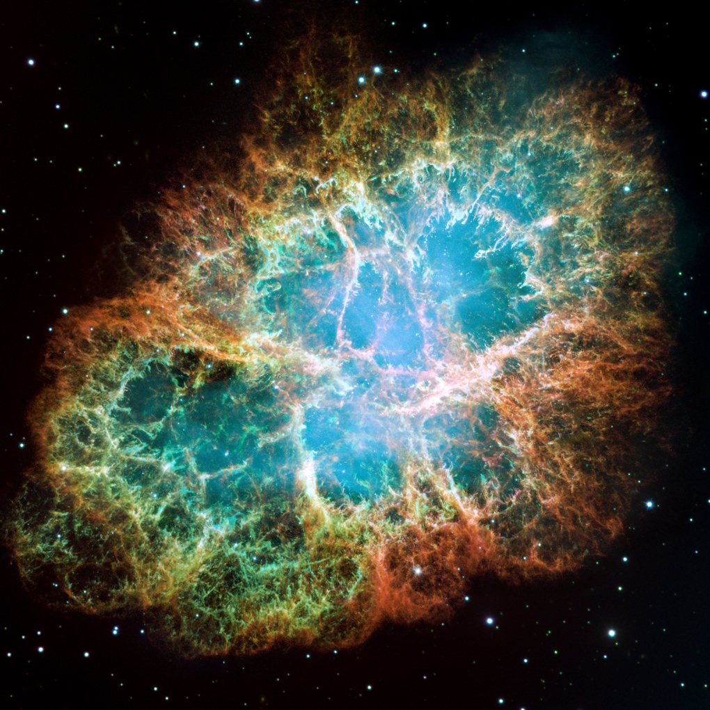 Hubble Crab Nebula