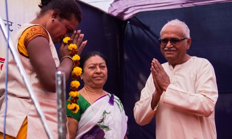 Madhu Kinnar on stage