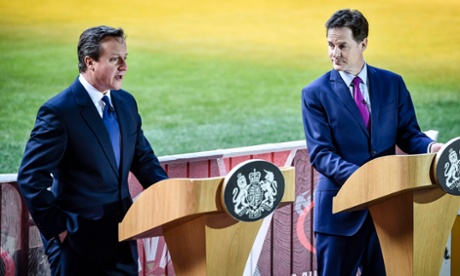 David Cameron and Nick Clegg