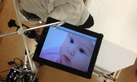 An image above a resuscitation table that patients are asked if they have seen after a near-death experience.