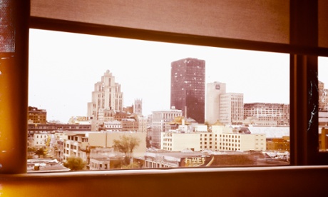 Montreal skyline from high rise room