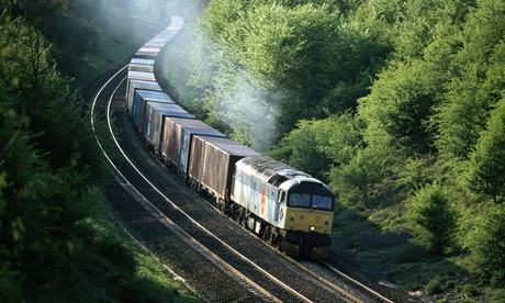 Harbury cutting in Warwickshire as it was when covered by trees: the railway line was recently close