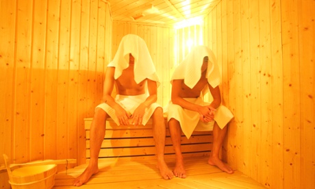 Saunas increase the output of the heart and lower blood pressure.