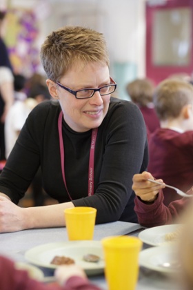 Headteacher Emma Payne at St Mary Redcliffe Primary School in Bristol.