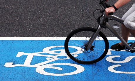 London superhighway cycling, 2010.