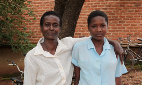Molley Kalino and her daughter Funny.