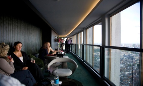 The view from Centre Point's recently-closed Paramount Bar.