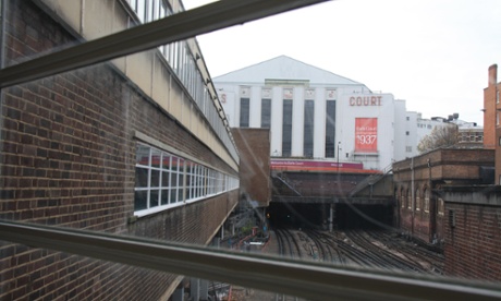 The old Earls Court exhibition as viewed from Earl's Court station.