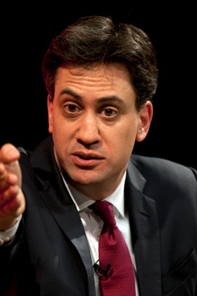 Ed Miliband was among the many political figures who sent get-well messages.