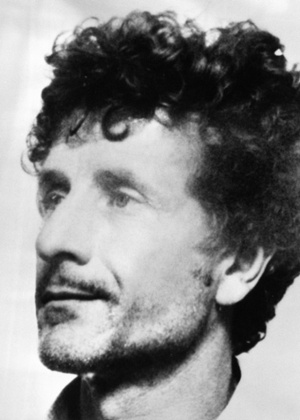 Black and white photo of Arthur Hutchinson  in 1984 