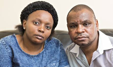 Charity and Wellington Gada, parents of Andrea Gada who was killed just before Christmas.