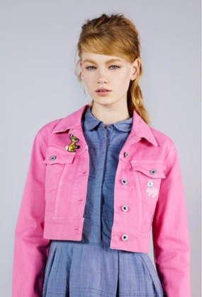 Jack Wills + Richard Nicoll - bubblegum pink jacket