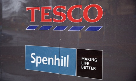 Tesco Spenhill sign