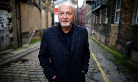 George Galloway, Respect party MP for Bradford West, photographed in his constituency shortly after his landslide victory in 2012