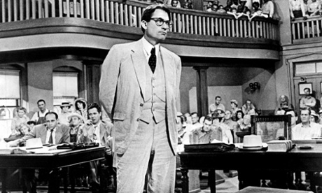 Gregory Peck in To Kill a Mockingbird.