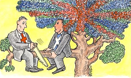 Illustration of rival nationalists by Andrzej Krauze