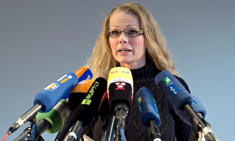 Kathrin Oertel press conference