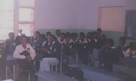 Feruz's class at her school in Asmara.