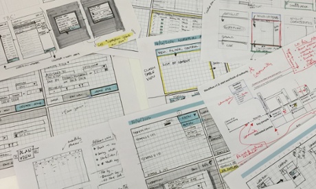Very early sketch exploration of the Workflow product