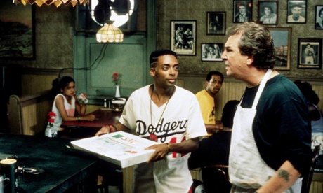 Doing it right: Spike Lee and Danny Aiello in Do The Right Thing