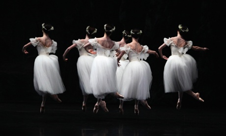 Ballerinas from the Paris Opera Ballet rehearse for Giselle in 2012.