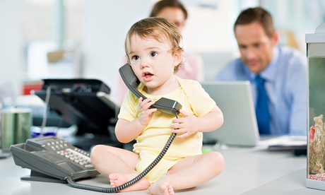 It's not children holding women back at work.