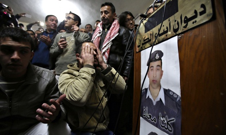 **BESTPIX**  Relatives Of Jordanian Pilot Gather At The Society Of Their Tribe In Amman