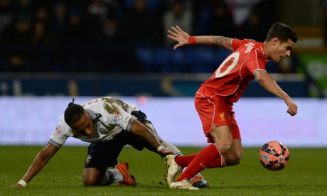 Phillipe Coutinho leaves Neil Danns in his wake.