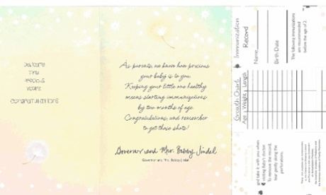 Louisiana pro-vaccine card