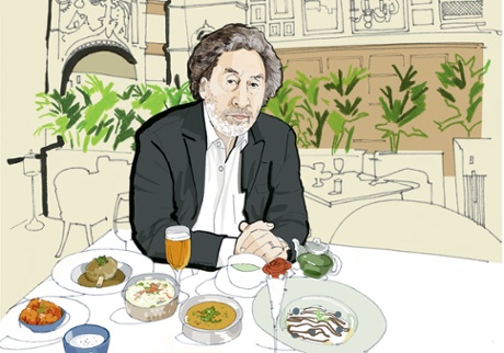 Lunch with Howard Jacobson.