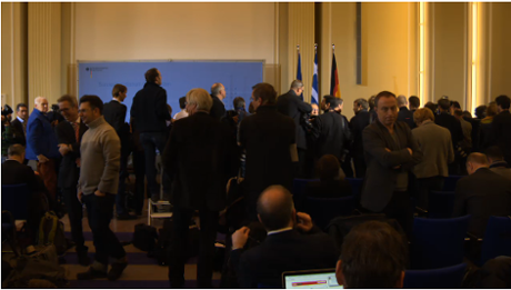 The Wolfgang Schäuble and Yanis Varoufakis press conference