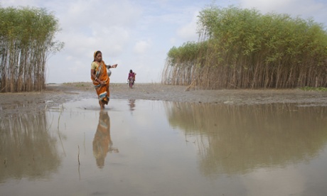 Climate change and poverty go hand in hand in many places in the world