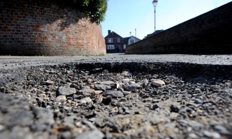 Councils have to fix around 2m potholes each year despite funding cuts.