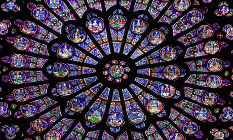 stained glass notre dame