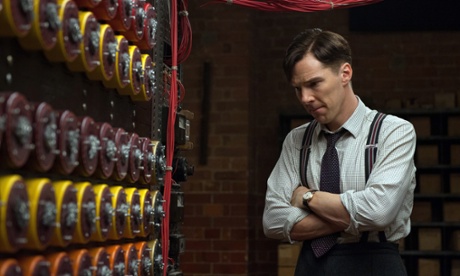 Benedict Cumberbatch as Alan Turing in the Oscar-nominated Imitation Game. Turing's notebook is up for auction in New York. A petition has been launched to urge the British government to buy it for the nation