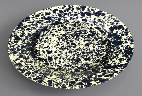  Labour and Wait’s marbled enamel dinner plate