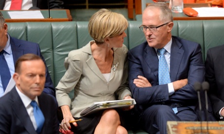Tony Abbott, Julie Bishop and Malcolm Turnbull