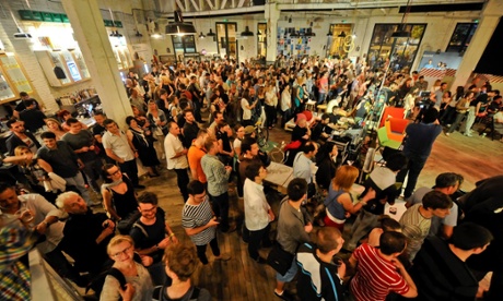 Inside the vast Mikser House during last years Mikser Festival.