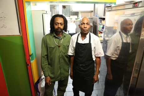Chefs George Stewart and Hubert Robinson.