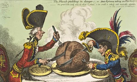 Bonaparte and the British - James Gillray's The Plumb-pudding in Danger