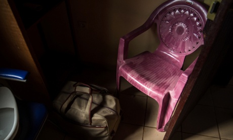 An empty rooms speaks volumes at the Pavillon St Raphael unit.