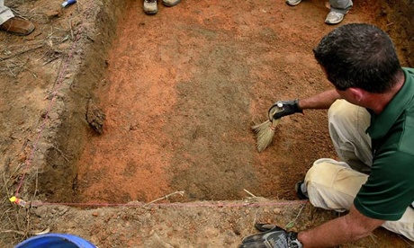 Suspected graves near Dozier